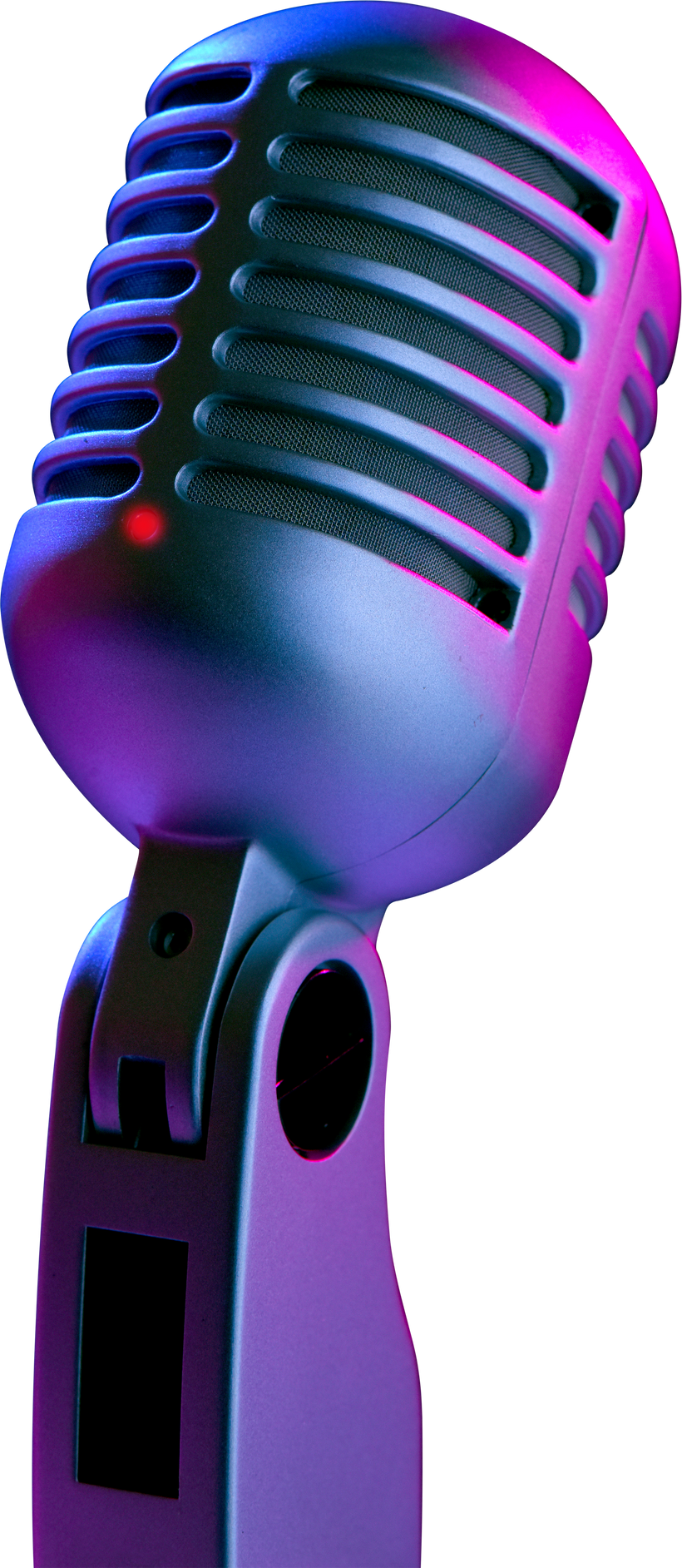 Vintage Microphone Cutout